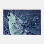 Howling Wolf Winter Forest Deurmat (Voorkant)