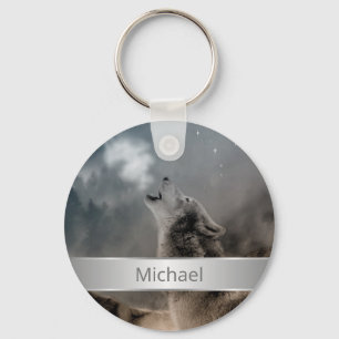 Howling Wolves Sleutelhanger