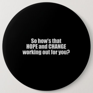 Hows dat hoop en verandering uitwerken voor je T-s Ronde Button 6,0 Cm