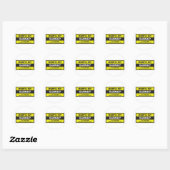 Hows My Dancing Ronde Sticker (Vel)