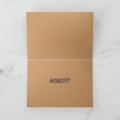 Howzit beach thème Hawaii carte de voeux (Intérieur)