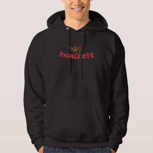 Howzit Tshirt Hawaii Surf Shirt Shaka Tee (Devant)