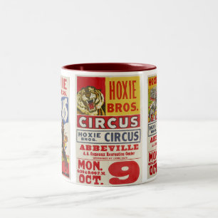 Hoxie Bros. Circus Tweekleurige Koffiemok