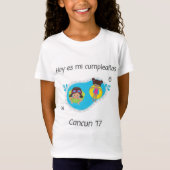 Hoy es mi cumpleaños—Cancun '17 T-shirt (Voorkant)