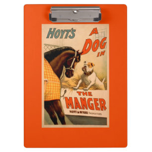 Hoyt is een hond in het Manger Theater Poster Klembord