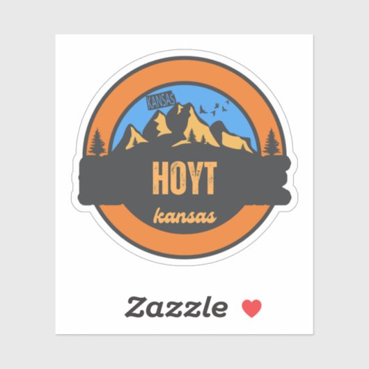 Hoyt, Kansas Sticker (Vel)