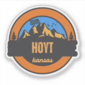 Hoyt, Kansas Sticker (Voorkant)