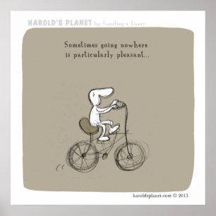 HP5038 "Harold's Planet" "Op weg naar niets" Poster