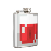 HP flesje met pixelated Health Potion Heupfles (Rechts)
