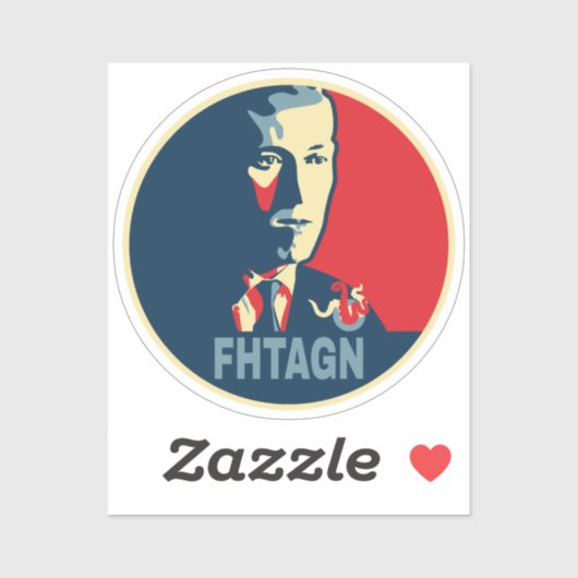 Hp Lovecraft FHTAGN Hope Style Sticker (Vel)