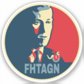 Hp Lovecraft FHTAGN Hope Style Sticker (Voorkant)