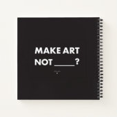 HPP FAIRE DE L'ART PAS _____? Square Journal (Dos)
