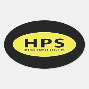 HPS OVALE STICKER