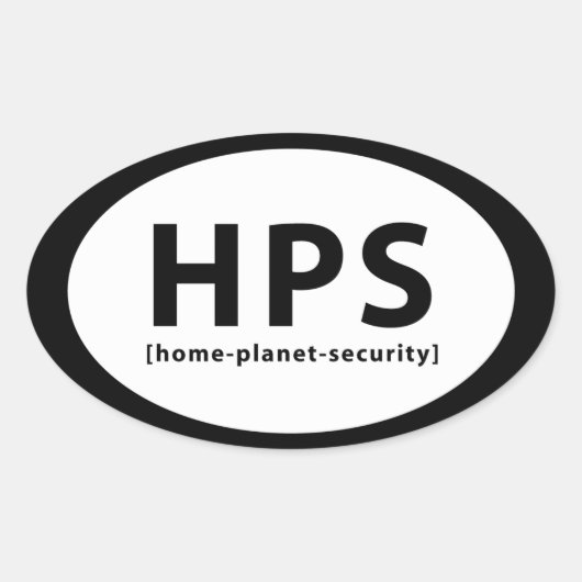 HPS OVALE STICKER (Voorkant)