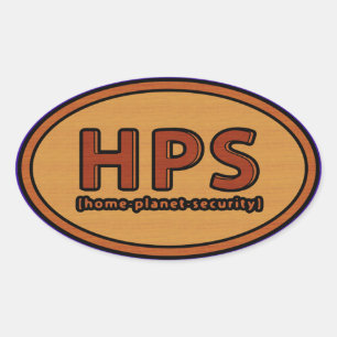 HPS OVALE STICKER