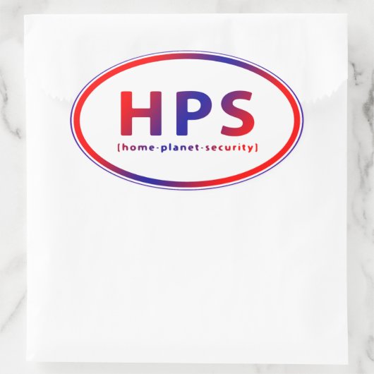 HPS OVALE STICKER (Tas)