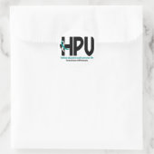 HPV Awareness 2 Ronde Sticker (Tas)
