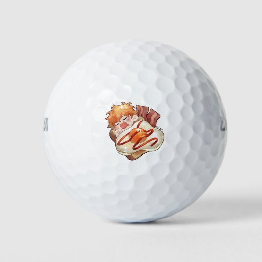 [HQ x Ontbijt] Hinata - Egg Bacon Toast Golfballen (Voorkant)