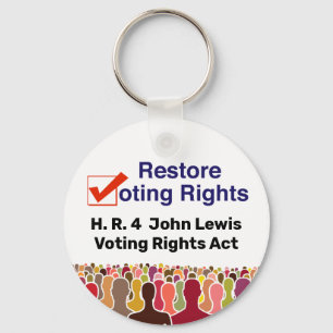 HR4 John Lewis Stemrechtwet Sleutelhanger