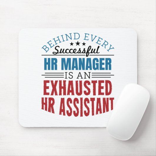 HR Assistant Funny Quote Human Resources Muismat (Met muis)