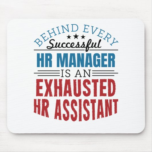 HR Assistant Funny Quote Human Resources Muismat (Voorkant)