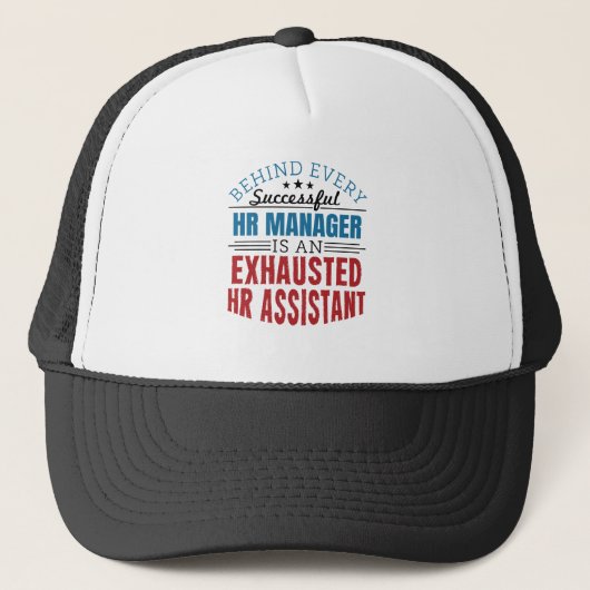 HR Assistant Funny Quote Human Resources Trucker Pet (Voorkant)