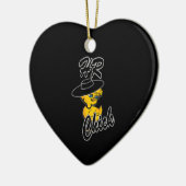 HR Chick #4 Keramisch Ornament (Links)