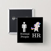 HR 🦄 Dabbing Eenhoorn Pin Button (Voorkant /achterkant)