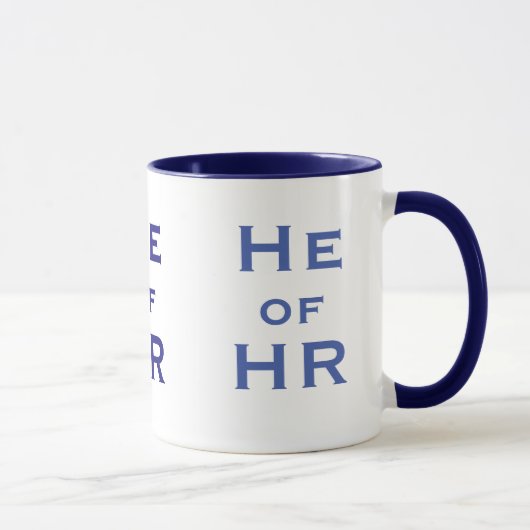 HR Funny Mannen Human Resources Gift Mok (Rechts)