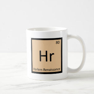 Hr - Harlem Renaissance Art Periodic Table Symbol Koffiemok
