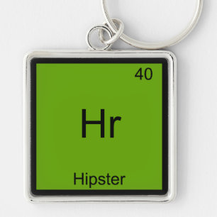 Hr - Hipster Grappig Element Meme Chemie T-Shirt Sleutelhanger