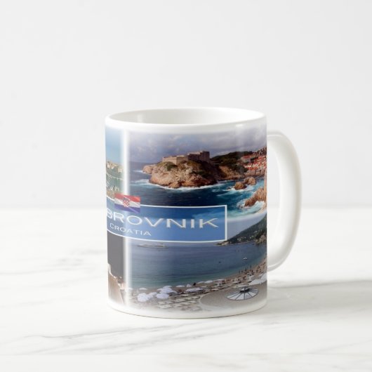 HR Kroatië - Dubrovnik - Koffiemok (Voorkant rechts)