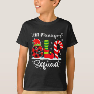 Hr Manager Elf Squad Kerst Wervingsmatching T-shirt