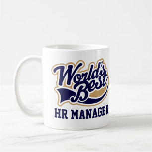 HR Manager Human Resources Worlds Best Gift Koffiemok