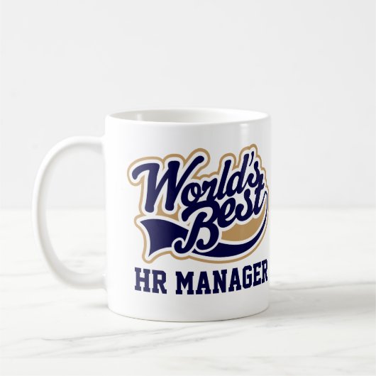 HR Manager Human Resources Worlds Best Gift Koffiemok (Links)