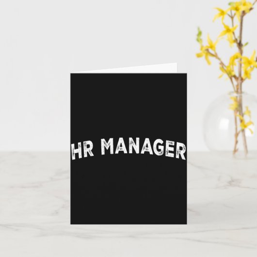 Hr Manager  Kaart (Gele Bloem)