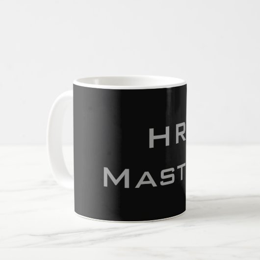 HR Master Human Resources Coffee Mok (Voorkant links)
