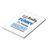 HR Personeel als het echt grappig is Notitieblok (Gedraaid)