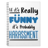 HR Personeel als het echt grappig is Notitieboek (Voorkant)