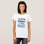 HR Personeel als het echt grappig is T-shirt (Voorkant volledig)