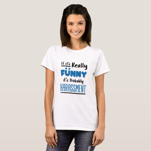 HR Personeel als het echt grappig is T-shirt (Voorkant volledig)