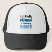 HR Personeel als het echt grappig is Trucker Pet (Voorkant)