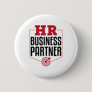 HR Personeel bedrijfspartner Ronde Button 5,7 Cm