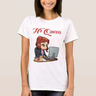 HR Queen Cute Human Resources Vrouwen T-shirt