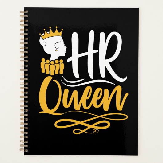 HR Queen Human Resources Manager Women Planner (Voorkant)