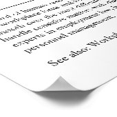 HR Specialist Personalized Gift Poster (Hoek)