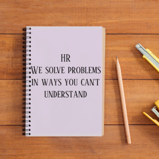 HR We Lossen Problemen Op Op Manieren Die Je Niet Notitieboek