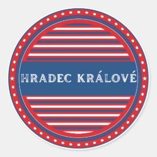 Hradec Kralove City Pride Embleem – Tsjechische id Ronde Sticker