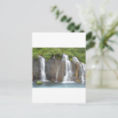 Hraunfossar Briefkaart (Staand voorkant)