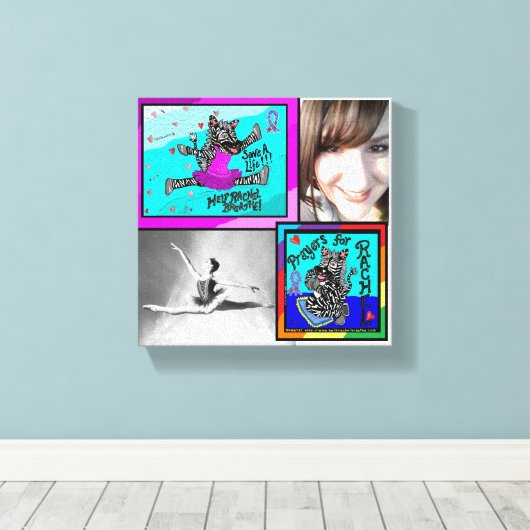 HRB gemengd mediacanvas Canvas Afdruk (Insitu (Houten vloer))